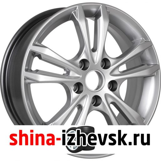 Колесный диск КиК Samara 6xR16 5×114.3 ET45 DIA67.1 насыщенный темно-серебристый цвет в Ижевске